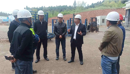 石鎮(zhèn)槐、陳箐帶隊(duì)暗訪督導(dǎo)重大項(xiàng)目建設(shè)和安全生產(chǎn)工作